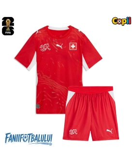 Elveția Echipament de Fotbal Replică Mondial 2026 Copii Acasa (+ Șorturi)
